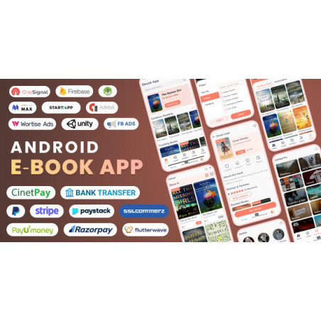 Application de livres électroniques Android (activé)