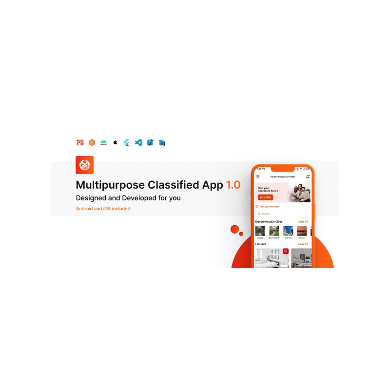 Application de petites annonces polyvalente : achat, vente, commerce électronique (activé)